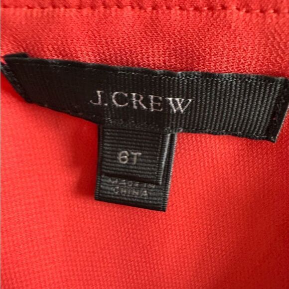 J.Crew Red Velvet Camisole Tank Top 6Tall Spaghetti Strap Ruffle Trim Preppy Y2K - Picture 7 of 8